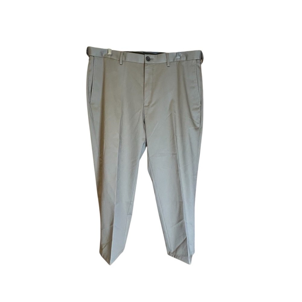 Haggar Classic Fit Premium No Iron Khaki‎ Pants 38x26 Stretch Dress Chino